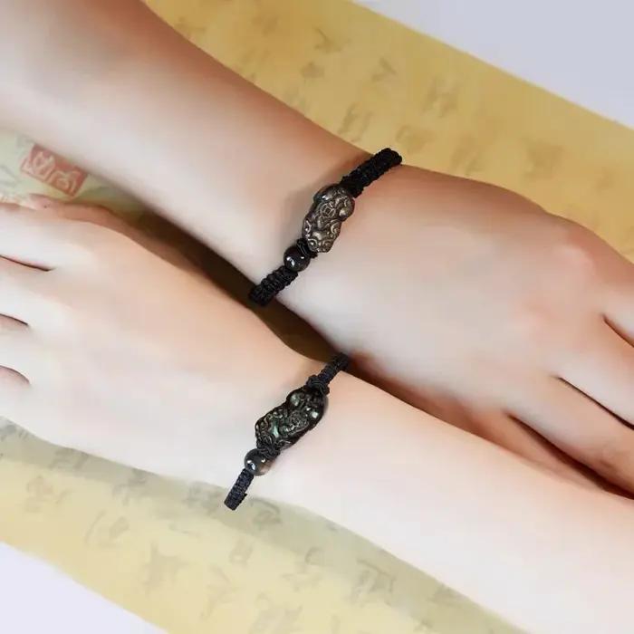 Bijoux en cristal tissés à la main pour hommes et femmes