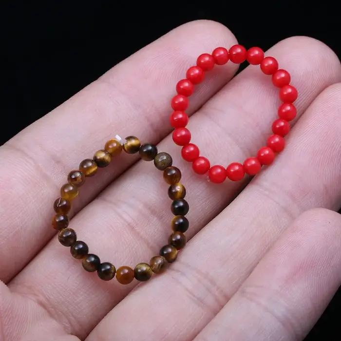 Bague en pierre semi-précieuse rouge pastèque pour homme et femme, bague de cocktail unique et élégante pour anniversaires et occasions spéciales