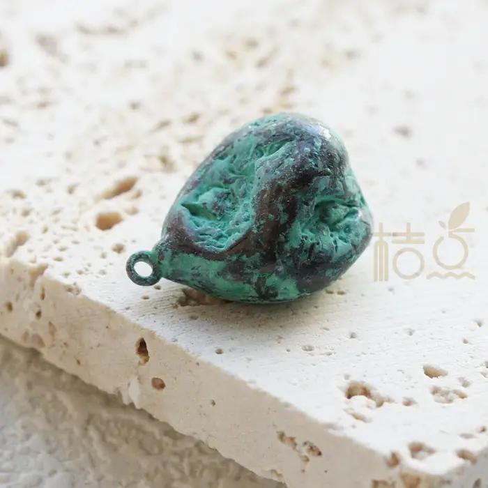 Noix de recherche en laiton massif plaquée 18x14mm pour bijoutiers créatifs variété de couleurs occasions spéciales