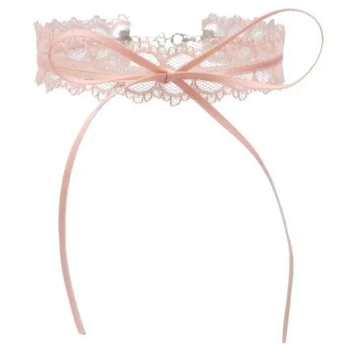 Tour de Cou en Dentelle avec Nministériels d Papillon pour Femme, Colliers de la raq, Torques, Nmini