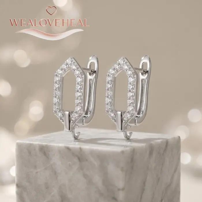 Crochets de boucles d'oreilles de luxe à fermoir levier