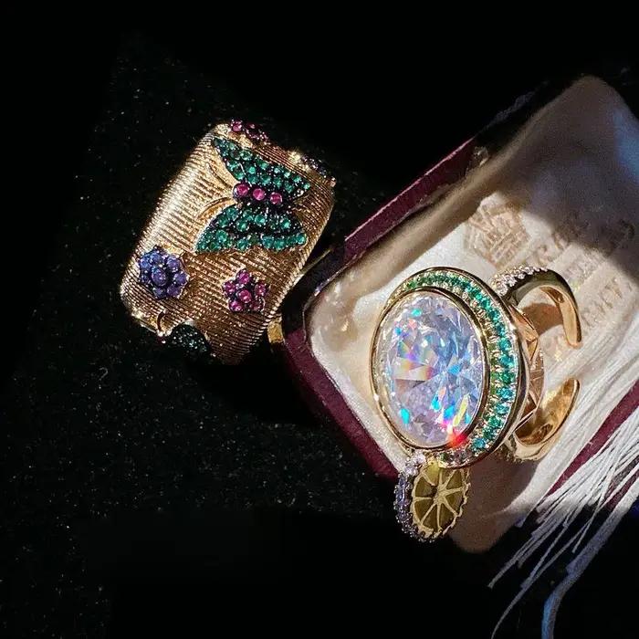 Bague en pierres précieuses Mojito ORY pour femme