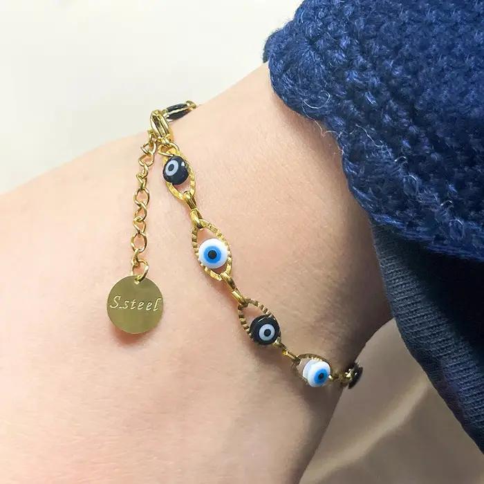 May @ RZ Bracelet en acier inoxydable pour hommes et femmes