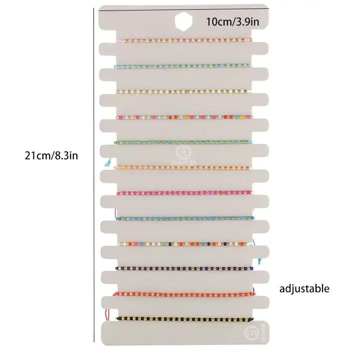 Ensemble de bracelets multi-documents pour filles et femmes, perles, ULréglable, bijoux cadeaux, nouveau, 12 pièces