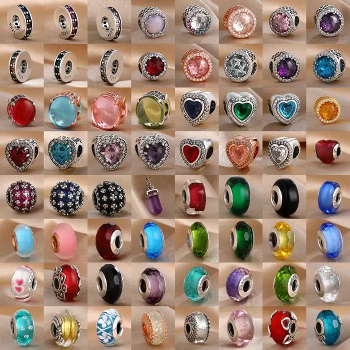 Nouveau Bracelet Original Série Murano 2026 en Argent 925 avec Perles Vertes