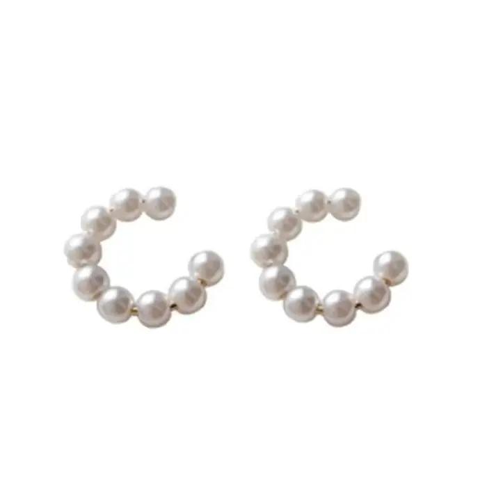 Boucles d'oreilles élégantes en Imitation de perles pour femmes