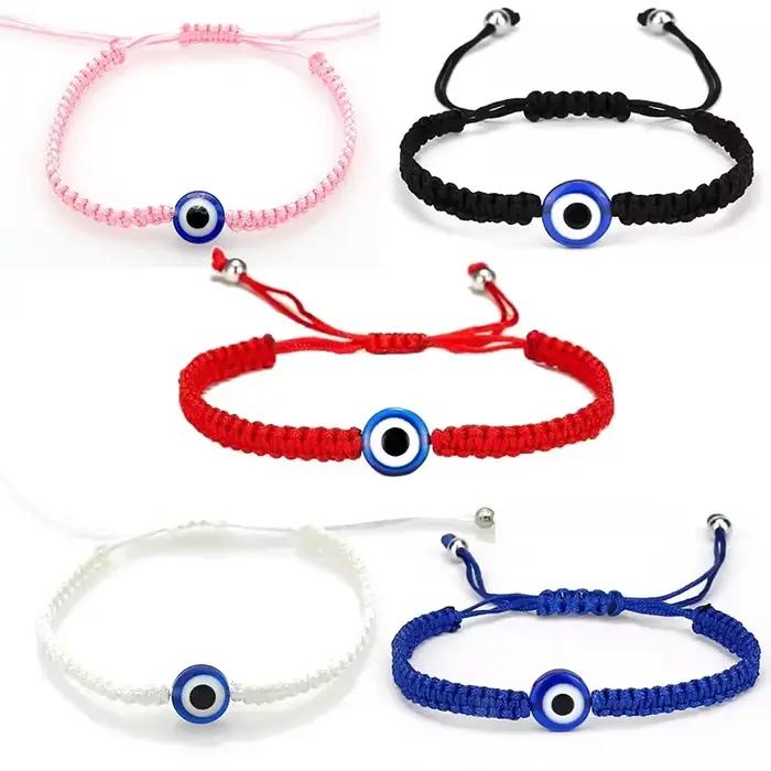 Bracelet turc unisexe style Y2K en résine avec visage motif corde mexicaine chaîne et lacets pour homme femme occasions spéciales cadeau