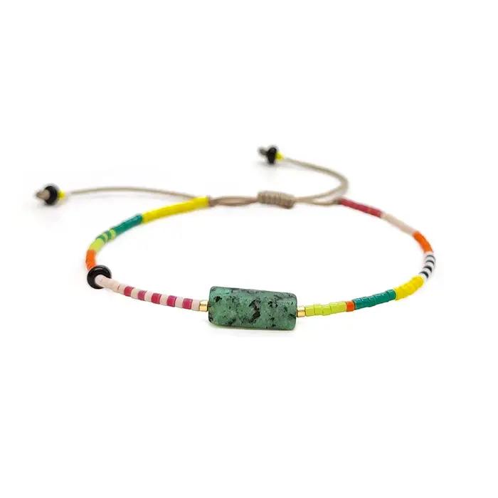 KKBEAD Miyuki Bracelet Boho minimaliste délicat perles de verre bijoux pierre bracelets porte-bonheur pour femmes hommes Vintage Pulseras Femme