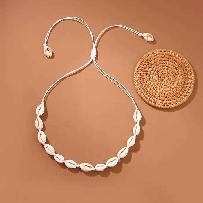 Bohème hawaïen coquillage de mer Bracelet collier bijoux