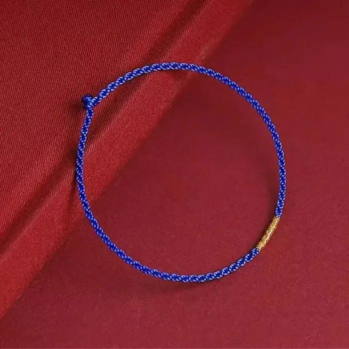 Bracelet en corde rouge ethnie avec pendentif en perles rouges DIY, bracelet d'amitié pour femme, cadeau original pour mère, épouse, fille, amie pour occasions spéciales