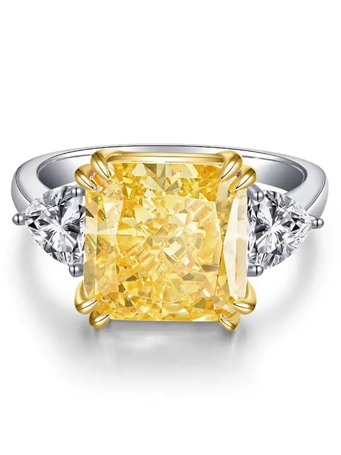 Bague en argent Sterling 925 brillante pour femmes