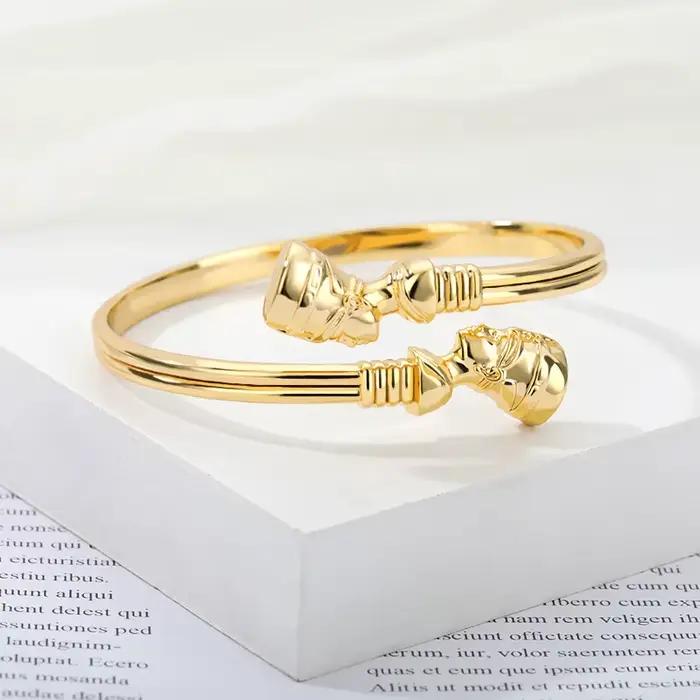 Bracelets réglables Nefertiti pour femmes et hommes