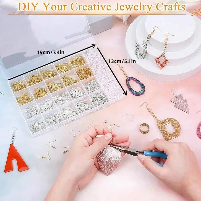 Kit de fabrication de boucles d'oreilles hypoallergéniques