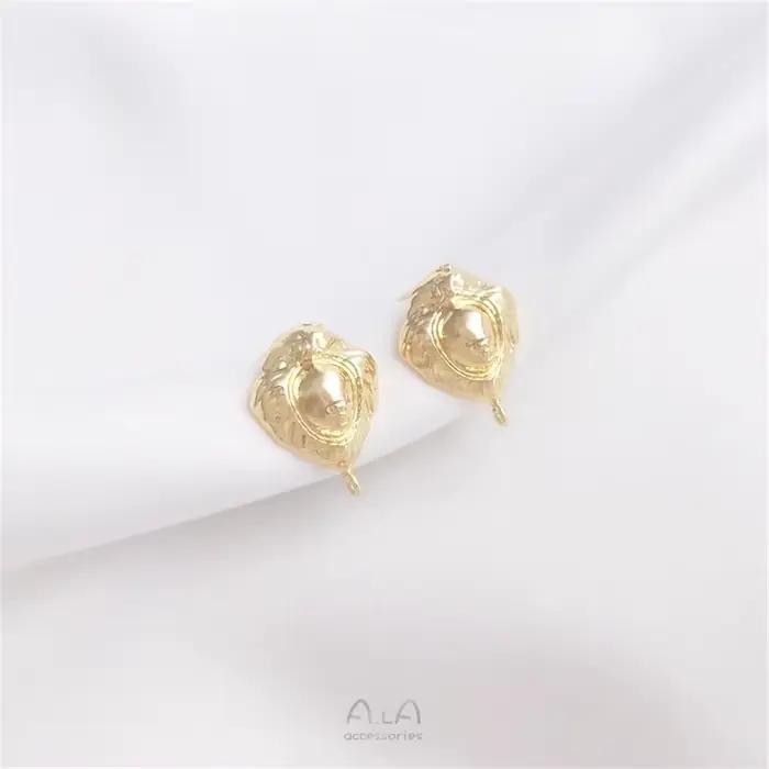 Bijou tête de lion vintage plaquée or 14 carats avec boucles d'oreilles pendantes en argent 925 pour femmes occasions spéciales