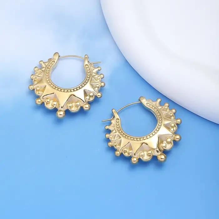 Boucles d'oreilles de style victorien - Bracelet manchette gitane Boho