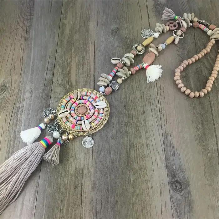 JAASA – collier long fait à la main pour femmes