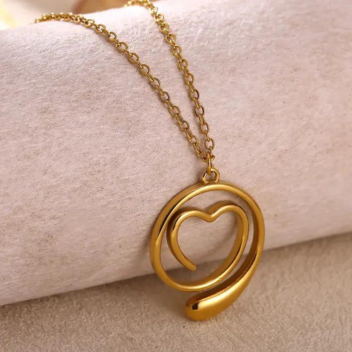 Collier en forme de cœur infini pour femmes
