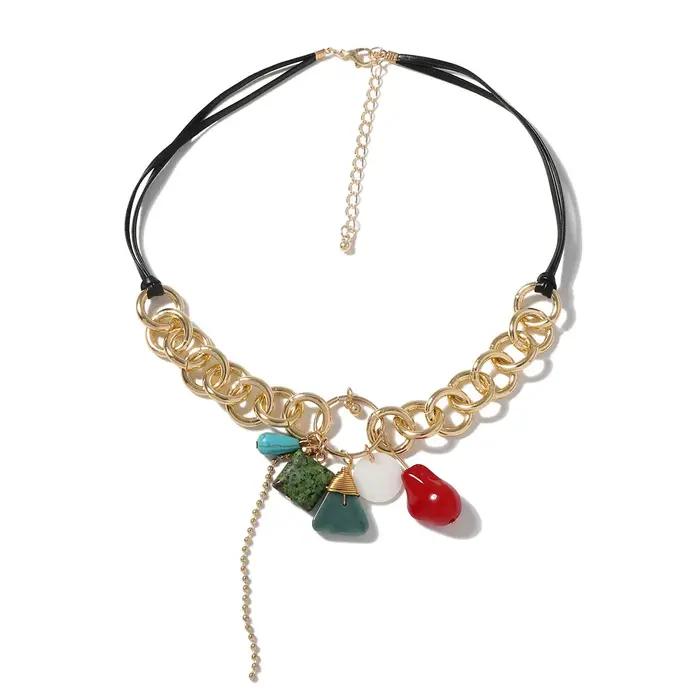 Collier ras du cou rond 2026 pour femme