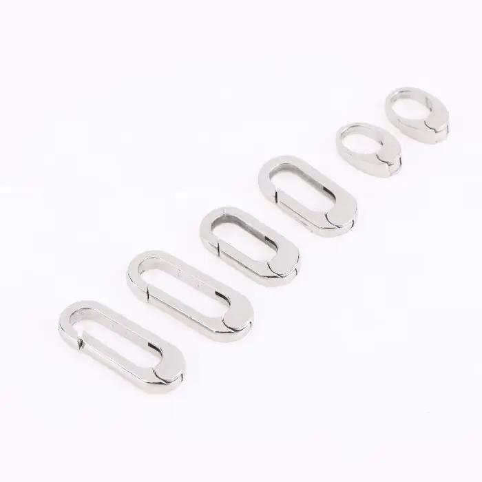 Connecteurs de bracelet faits à la main, 1 ou 2 pièces, fermoirs à boucle, accessoires de fabrication de bijoux DIY, fournitures cadeaux personnalisées
