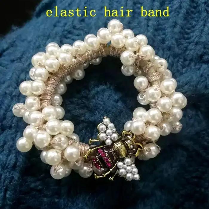Bracelet d'abeille en perles élastiques fait à la main, bijoux de luxe pour femmes, cadeau de fête