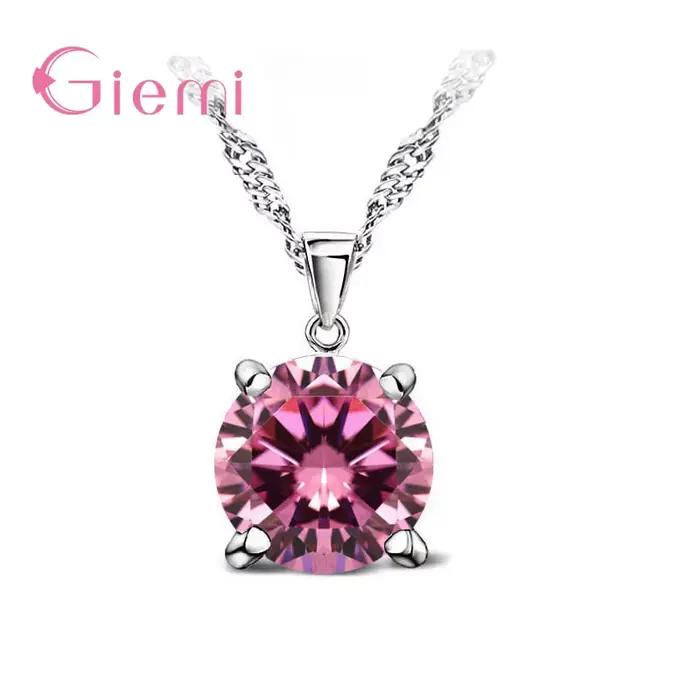 Magnifique collier avec pendentif en pierre de cristal autrichien