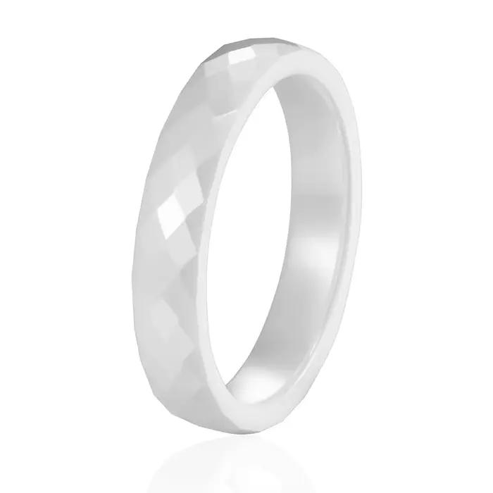 Bague en céramique découpée à la main pour femme