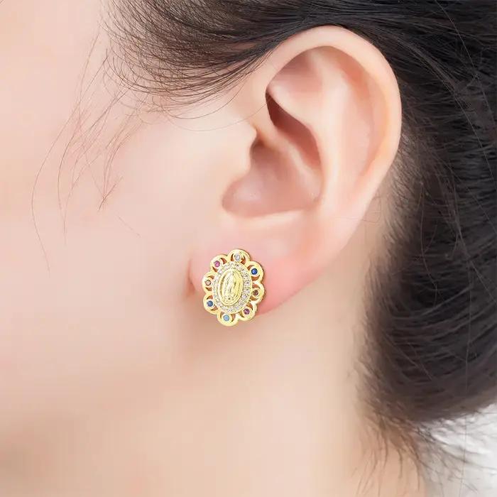 Ensemble de Bijoux du Catholicisme Notre-Dame d'Eissa Upe