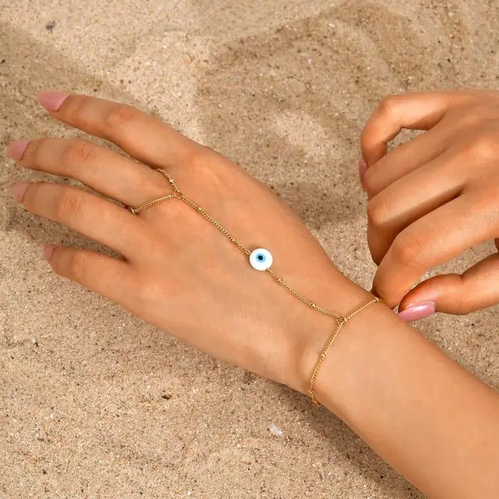 Bracelet délicat en Zircon Double couche pour femmes