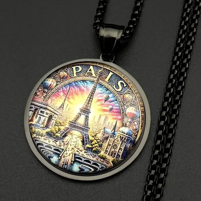 Collier Pendentif Tour Eiffel Paris pour Femme et Homme