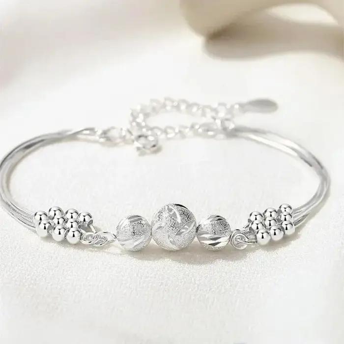 Bracelets porte-bonheur en argent Sterling 925 pour femmes