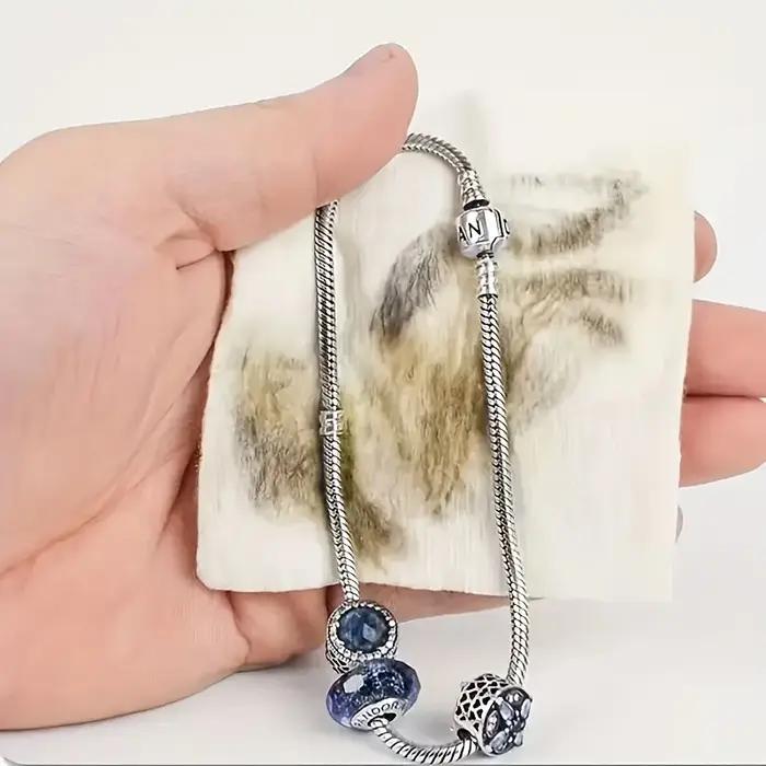 40 pièces (4 paquets) de chiffon de polissage d'argent pour bijoux