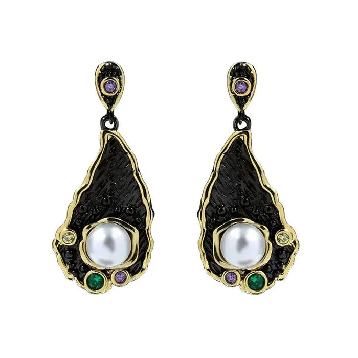 Ensemble de bijoux italiens Vintage pour femmes
