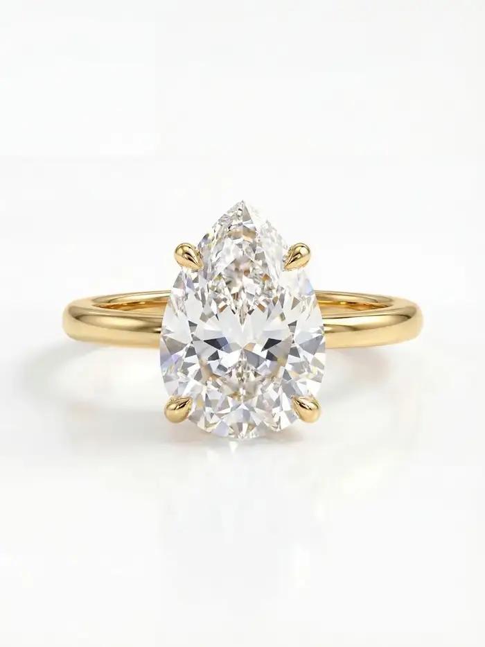 Bague en argent Sterling 925 en Zircon pour femmes