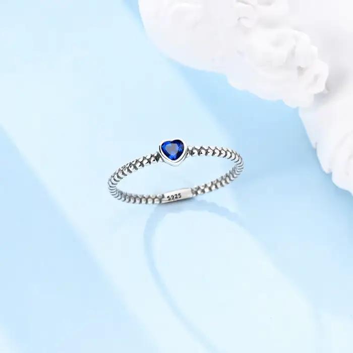 Bague en argent Sterling 925 motif croix pour femmes occasion engagement certifiée avec GDTC