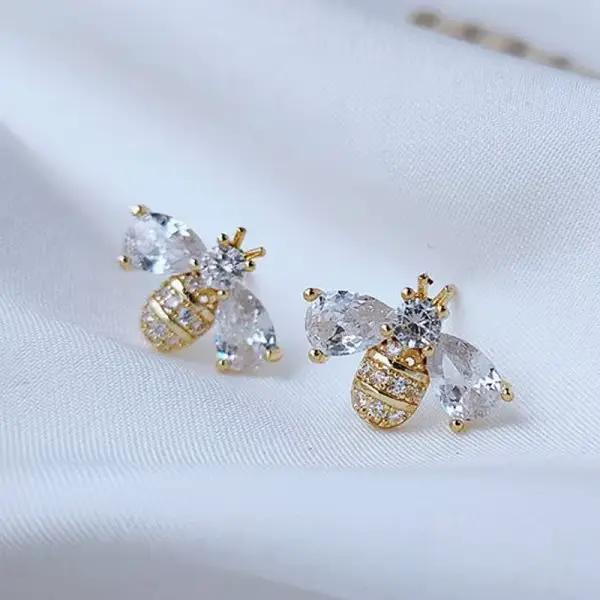 Boucles d'oreilles vintage amusantes couleur argent en forme de chat pour femme, mignonnes boucles d