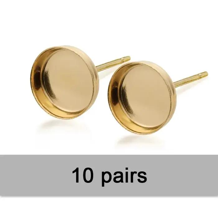 Boucles d'oreilles en or rempli 14 carats à lunettes rondes maincraft artisanale pour femmes occasions spéciales