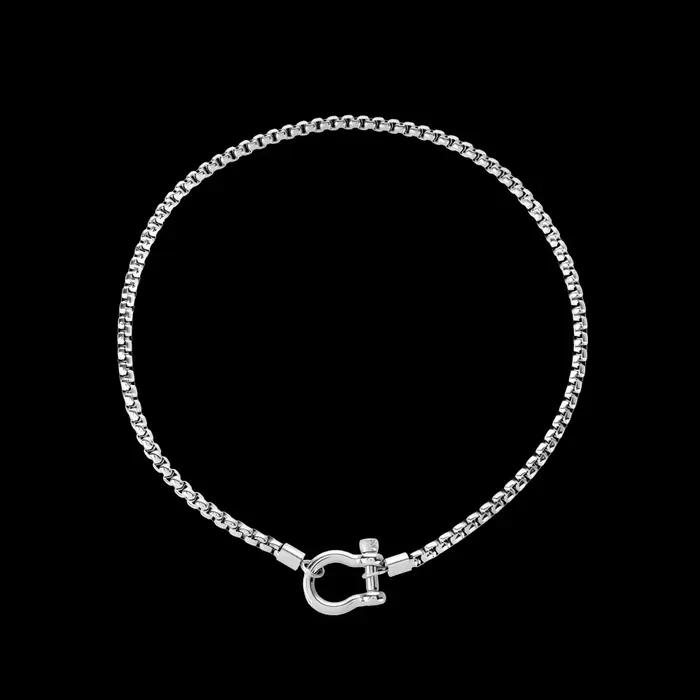 Mariasz – colliers minimalistes en acier inoxydable pour femmes, mousqueton en fer à cheval, collier