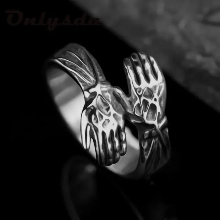 Bague en acier inoxydable pour hommes et femmes