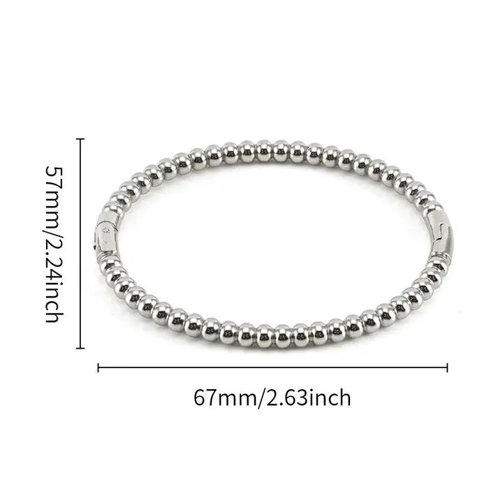 Bracelets de perles boule ronde