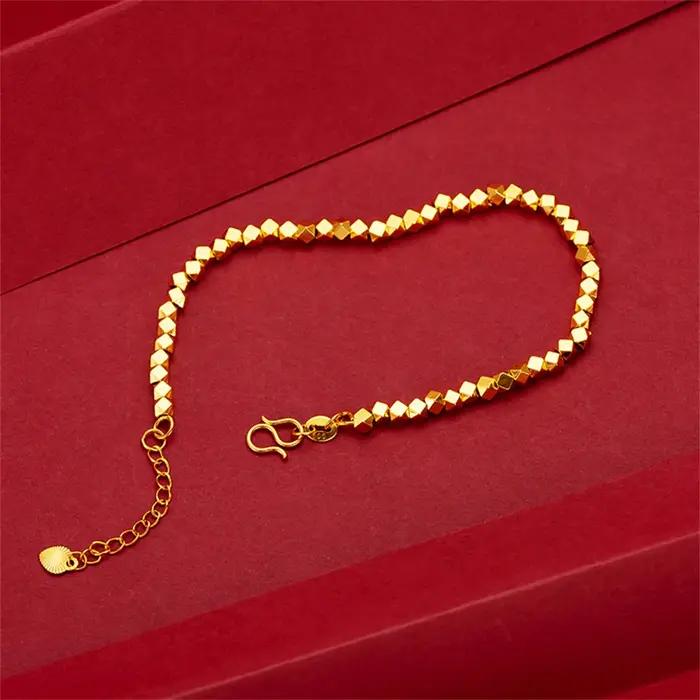 Bracelets de main perlés géométriques pour femmes