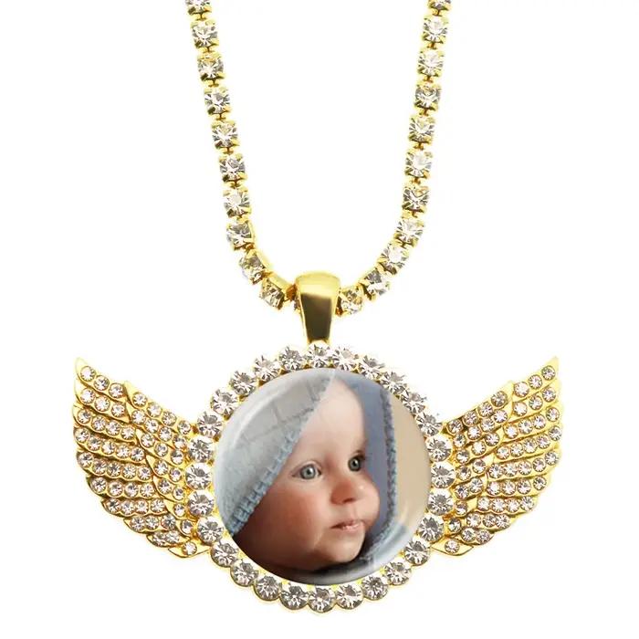 Collier personnalisé en verre avec pendentif en alliage de zinc pour maman, papa, bébé, enfants, occasions spéciales et anniversaires