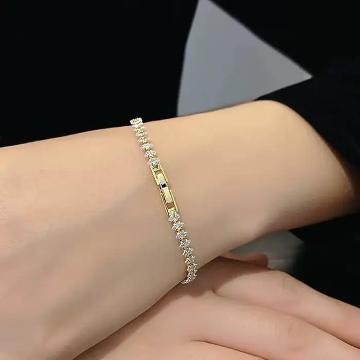 Bracelet de tennis de luxe pour femme