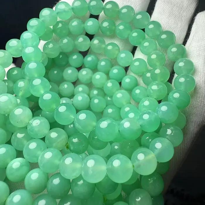 Bracelet en Chrysoprase naturelle d'Australie