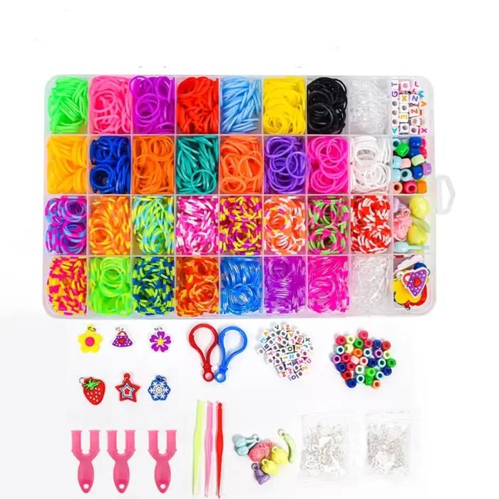 1 Kit de Recharge de Bracelets en Élastiques pour Tissage