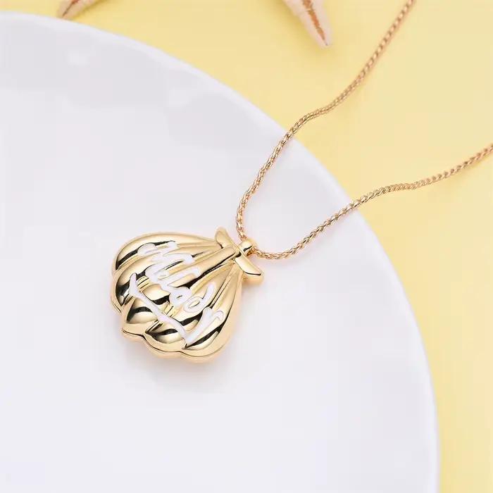 Mode mélodie sirène coquille pendentif Design nouveau luxueux exquis romantique collier bijoux pour femme fille rêve cadeau