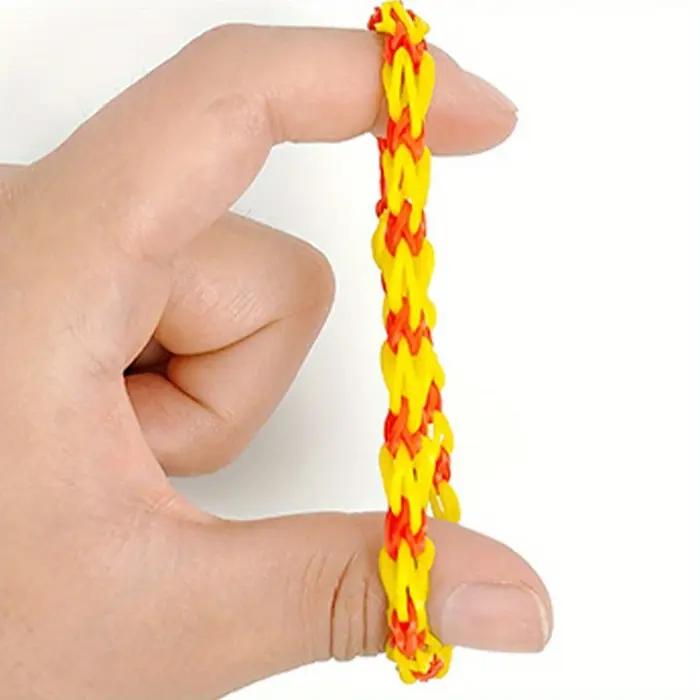 Kit de 500 élastiques pour tisser des bracelets