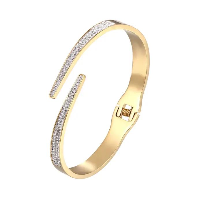 Bracelet classique de luxe en Zircon pour femmes