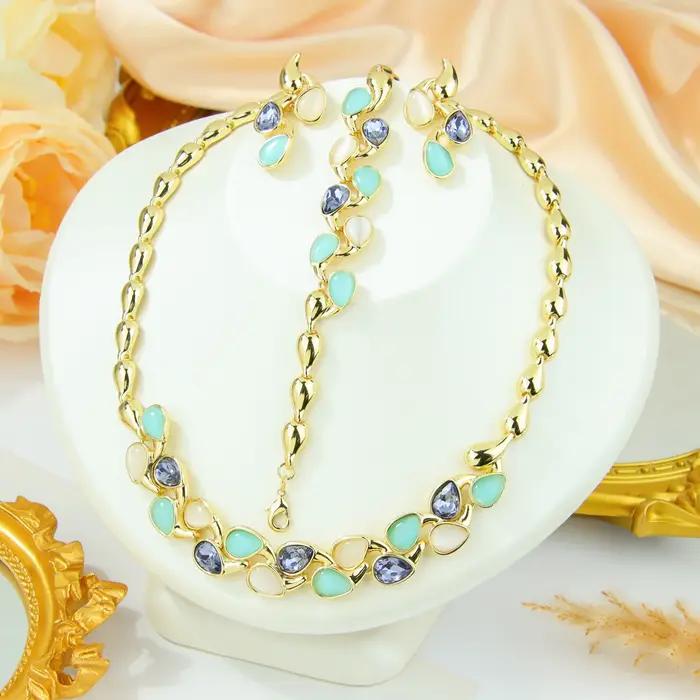 Parure de bijoux en cristal de haute qualité 2026