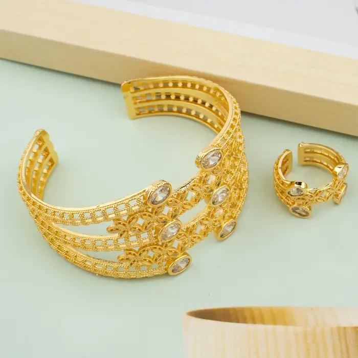 Bracelets de luxe avec anneaux