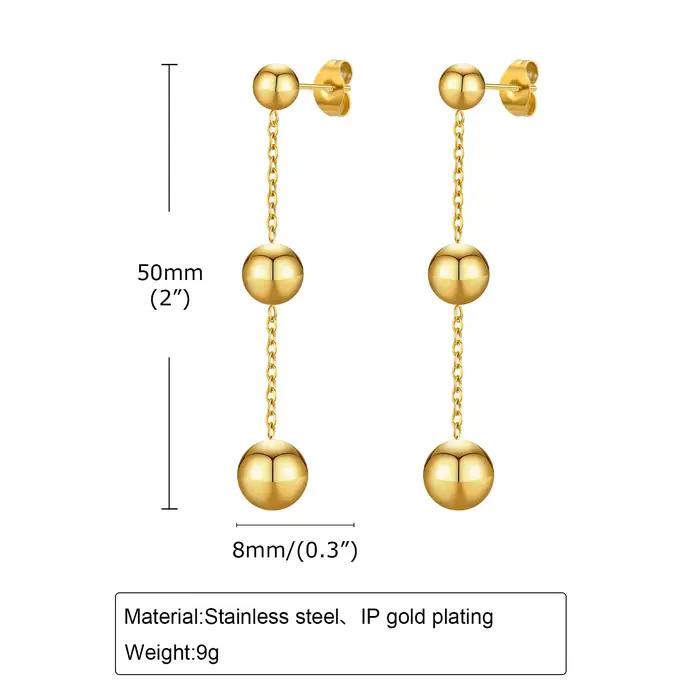Boucles dorees geometriques anti-allergie pour femmes mode et elegance occasion speciale anniversaire mariage